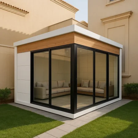 مجالس خارجية سندوتش بنل بحي العقيق:دليل التصميم، التكلفة، وأفضل المقاولين 2026