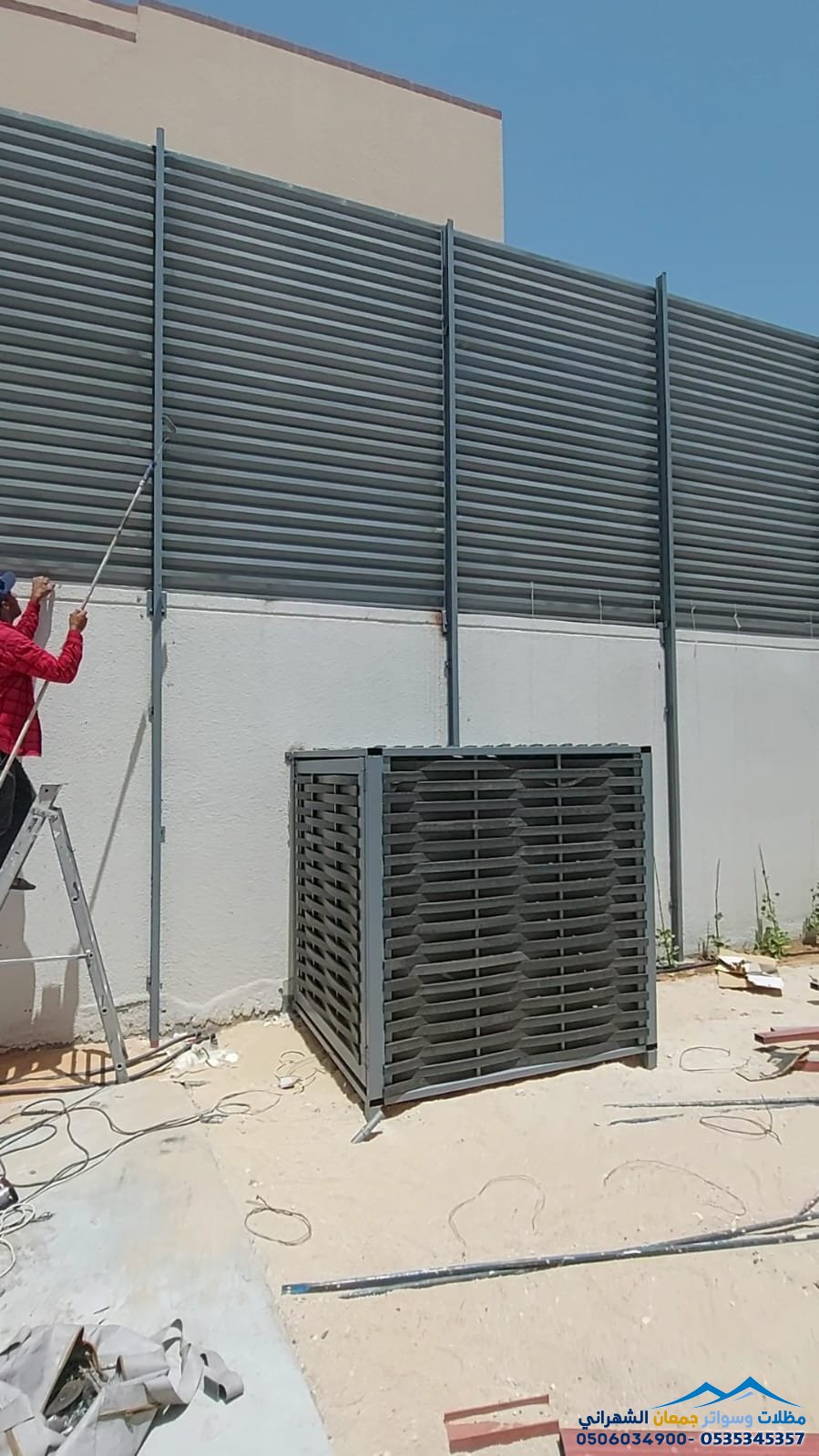 سواتر حديد مجدول في حي القيروان:بأفضل أنواع السواتر