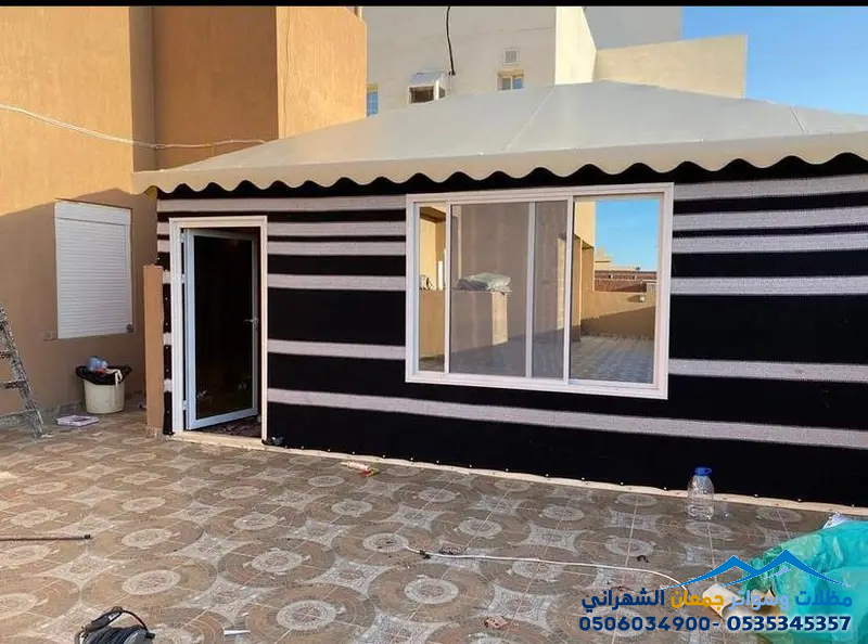 ملاحق ساندوتش بنل وخيام ومجالس خارجية الرياض: دليل التصميم والأسعار 2026