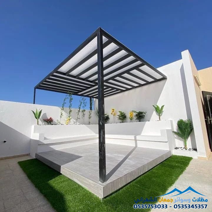 برجولات الرياض مظلات استراحات الرياض
