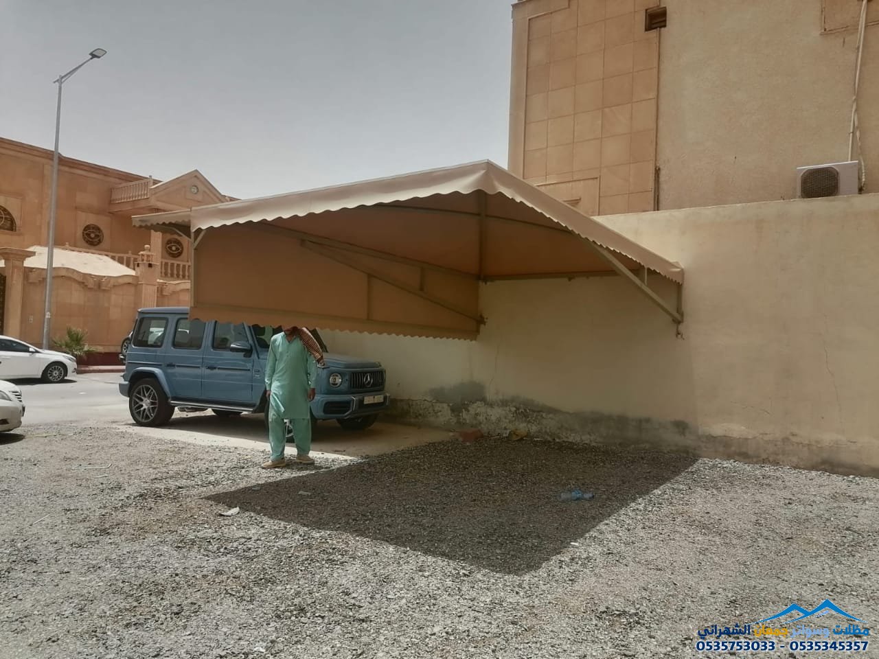 تركيب مظلات وقرميد في الرياض