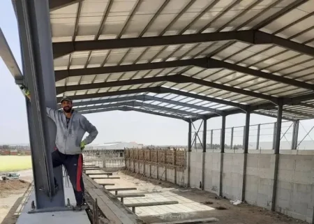 مقاول تركيب هناجر ومستودعات باحياءشمال الرياض| توريد وتصميم هناجر حديد بأحدث المواصفات 2026