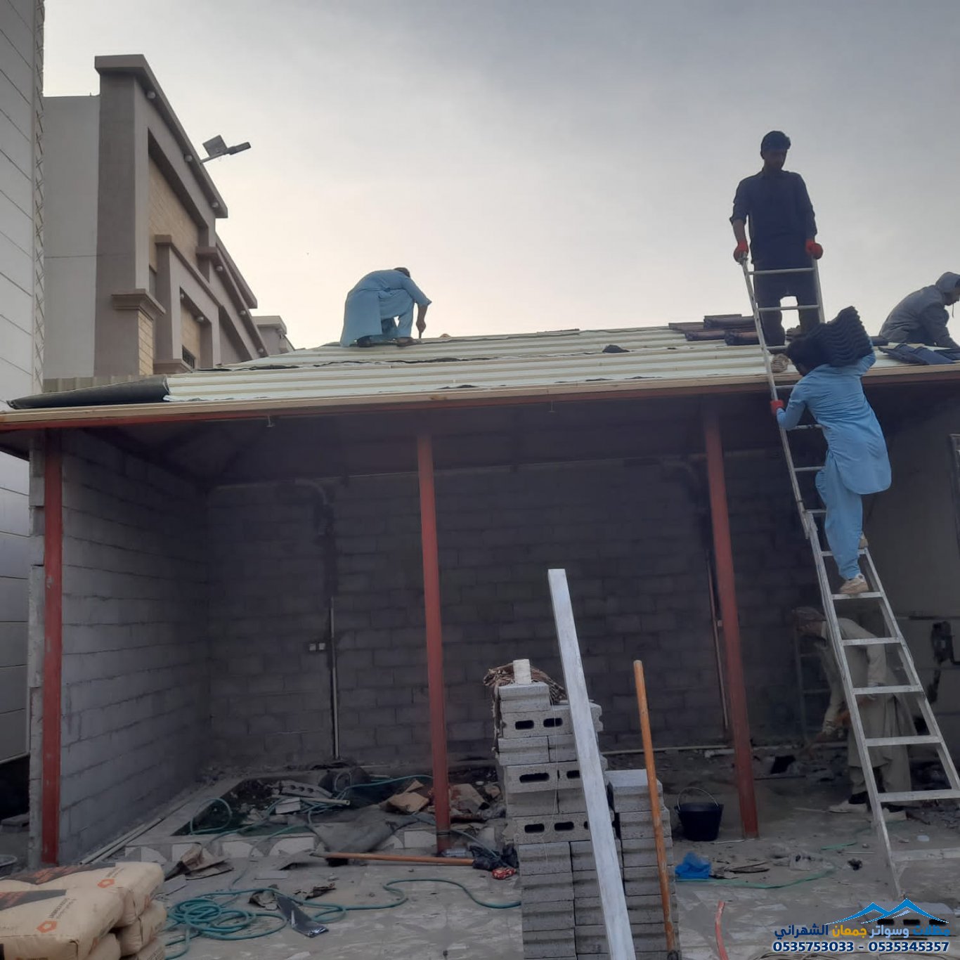 مقاول بناء ملاحق خارجية في الرياض حي النهضه والقيروان