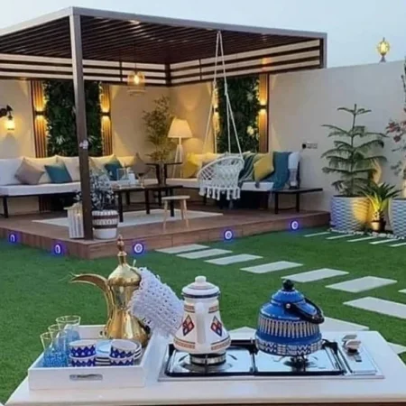 أفضل أفكار تصميم مجالس وجلسات خارجية للمنازل والأسطح حي لبن