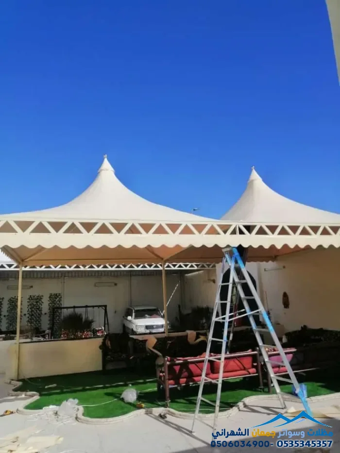 مظلات هرميةاحياء شمال الرياض:أسعار التركيب، مواصفات قوية وأحدث تصاميم 2026
