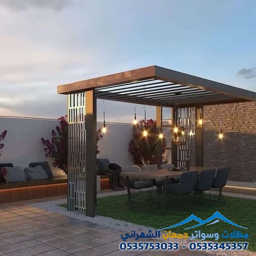 تركيب برجولات حديدية حي اليرموك بالرياض