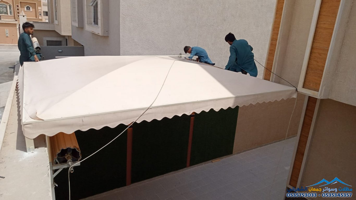 تركيب مظلات قماشيه في الرياض 