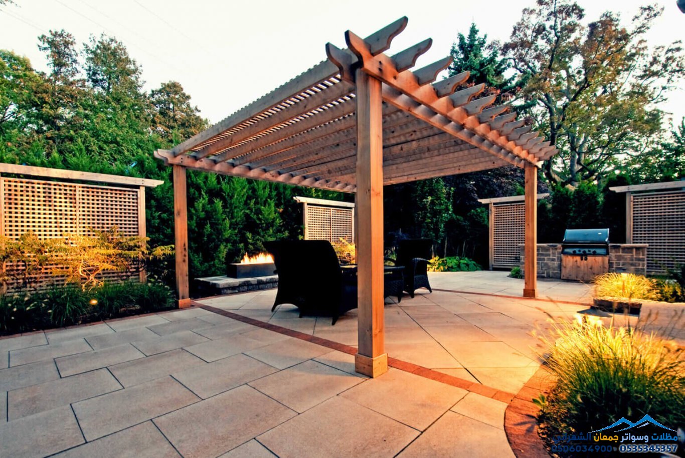 تركيب مظلات وسواتر بحديقتك في الرياض 